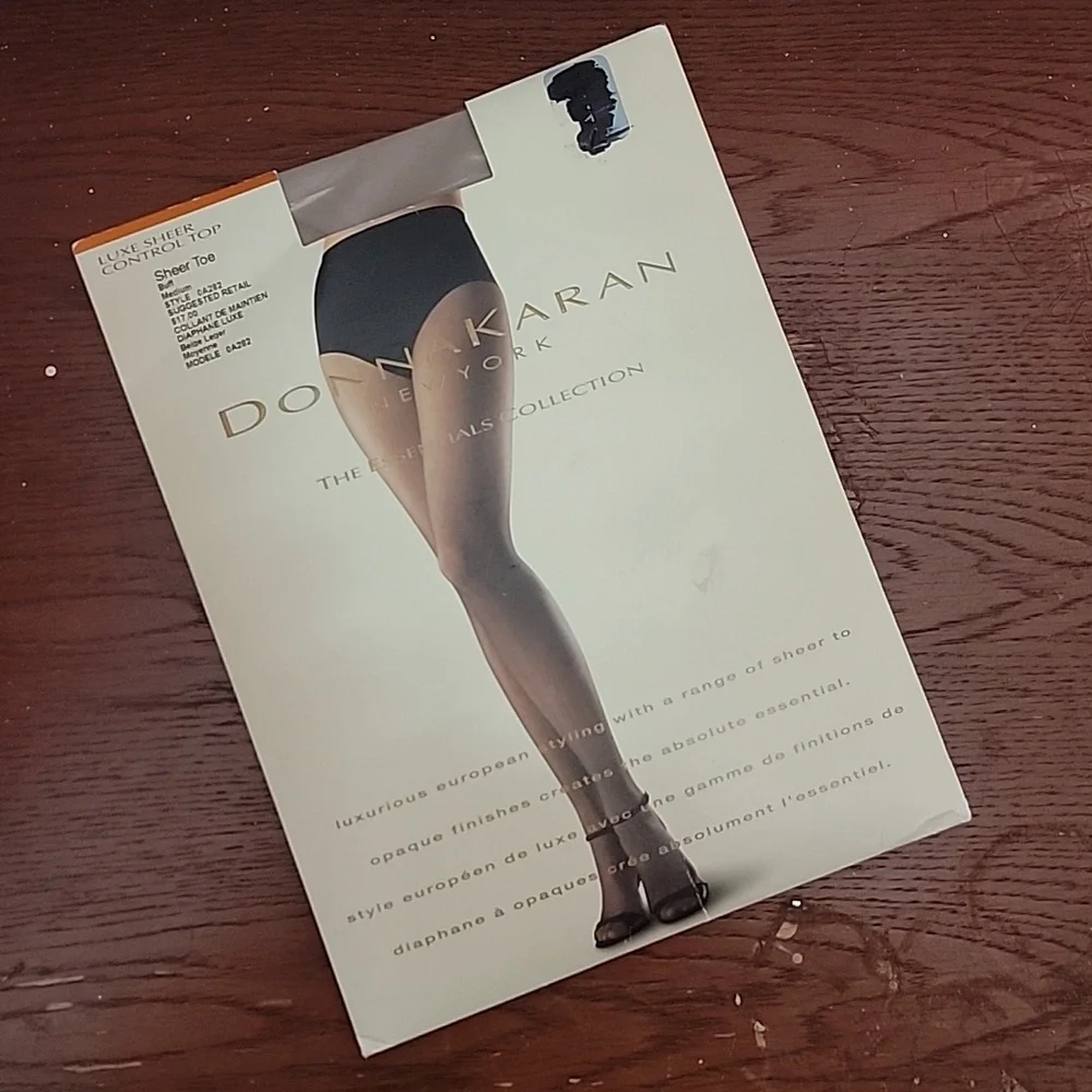Donna Karan The Essentials Collection Luxe Sheer Toe Control Top Hosiery